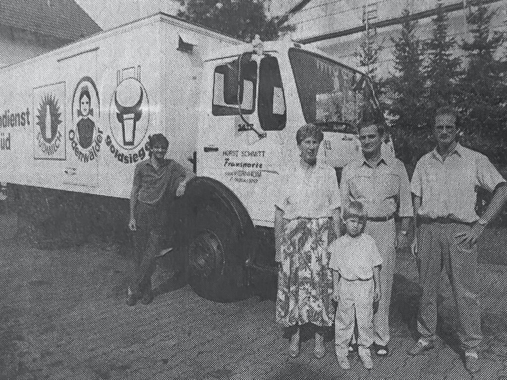 Historie Transportunternehmen Schmitt Kuehltransporte